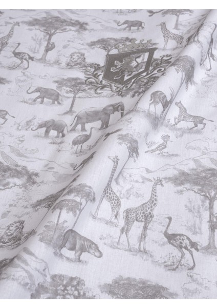 Nevresim Takımı (4 Parça) - Safari - Gri - 100 x 150 cm fırsatları