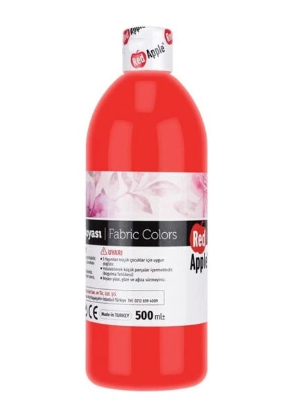 Kumaş Boyası 500 Ml. Kırmızı