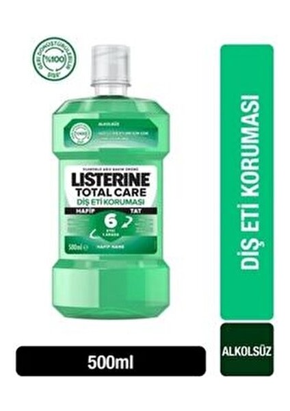 Diş ve Diş Eti Koruması Hafif Nane 500ML Ferahlatıcı Etki ve Ağız Sağlığı İçin fiyatları