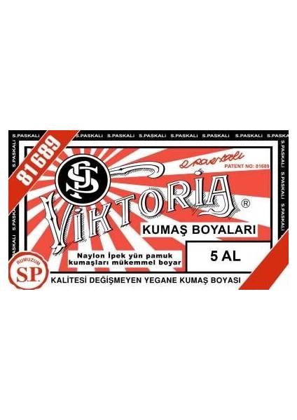 Toz Kumaş Boyası 5 Al