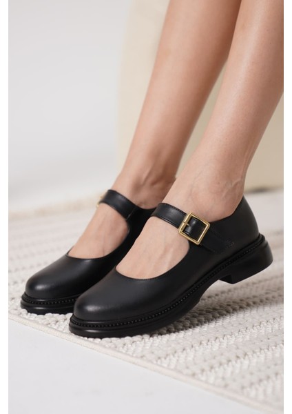 Briana Siyah Gunluk Mary Jane Ayakkabı