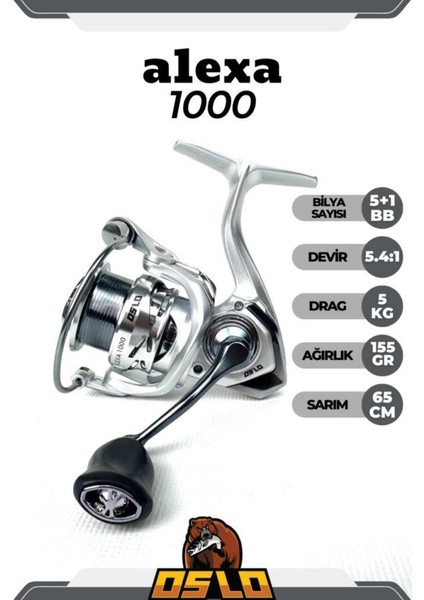 Alexa 1000 Oslo Action Game 225CM 2-12GR Lrf Olta Seti fırsatları