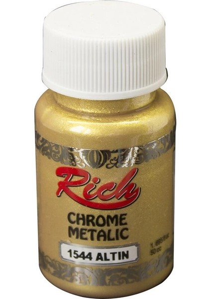 Chrome Metalik Boya 50 Cc. 1544 Altın