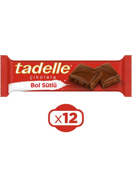 Tablet Çikolata 12X30 gr 3 Lü Karma / Fındıklı-Sütlü-Antep Fıstıklı fiyatları