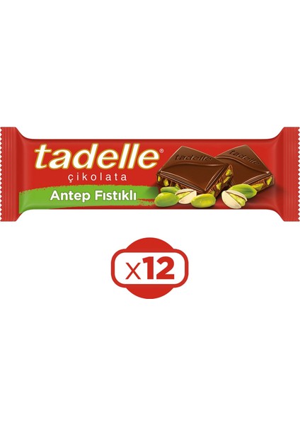 Tablet Çikolata 12X30 gr 3 Lü Karma / Fındıklı-Sütlü-Antep Fıstıklı modelleri
