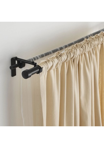 Hugad Perde Çubuğu Siyah 120 - 210 cm fiyatları