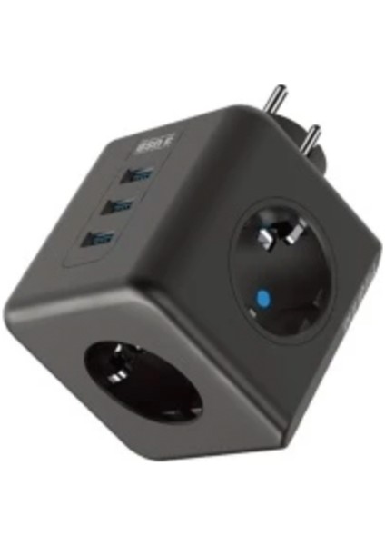 Termal Akım Korumalı Isıya Dayanıklı 3lü Du Tipi Priz 3x USB 1x Type-C fiyatları