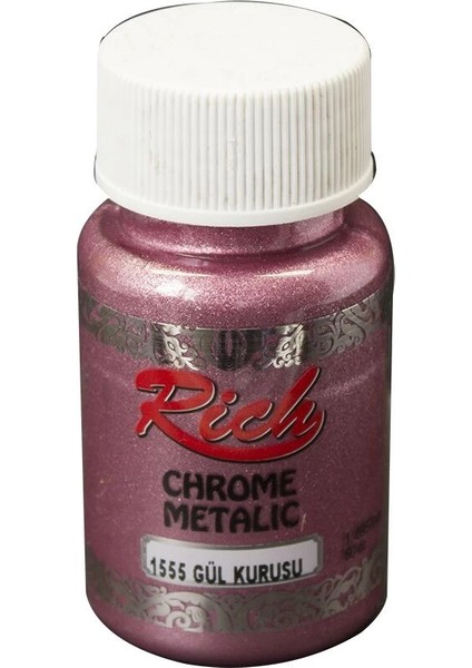 Chrome Metalik Boya 50 Cc. 1555 Gül Kurusu