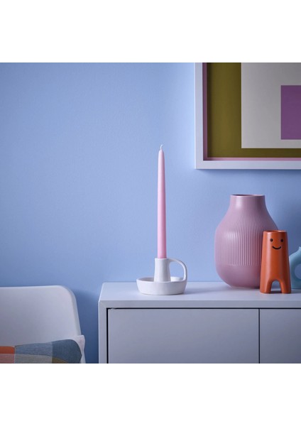 Klokhet Şamdan Mumu Açık Pembe 5.5 Saat 8 Adet 25 cm fiyatları