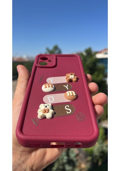 iPhone X/xs Kılıf Çıkartmalı Desenli Kamera Korumalı Kılıf fiyatları