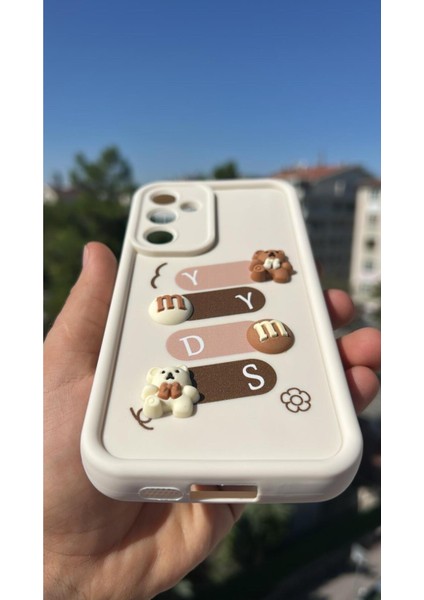 Samsung Galaxy A15 Kılıf Çıkartmalı Desenli Kamera Korumalı Kılıf fiyatları