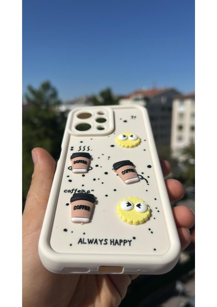 Xiaomi Redmi 12 Kılıf Çıkartmalı Desenli Kamera Korumalı Kılıf fiyatları