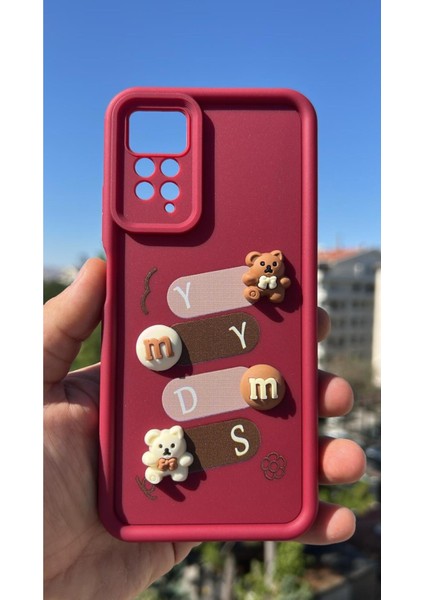 Xiaomi Redmi Note 11 Pro - Note 12 Pro 4g Kılıf Çıkartmalı Desenli Kamera Korumalı Kılıf