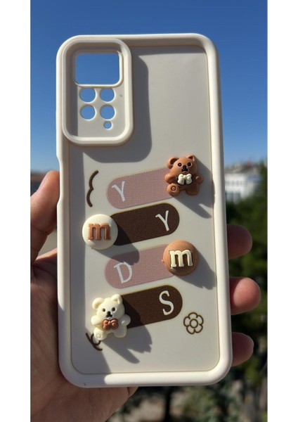 Xiaomi Redmi Note 11 Pro - Note 12 Pro 4g Kılıf Çıkartmalı Desenli Kamera Korumalı Kılıf