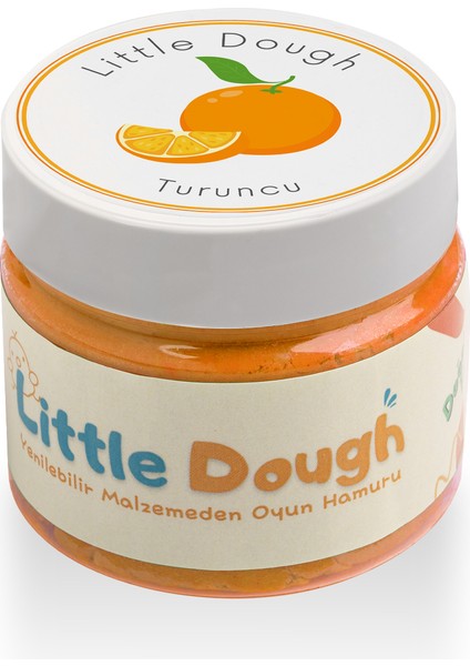 - 3'lü Doğal Oyun Hamuru - 3*150GRAM - Sarı, Turuncu, Kahverengi