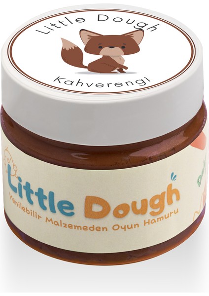 - 3'lü Doğal Oyun Hamuru - 3*150GRAM - Sarı, Turuncu, Kahverengi