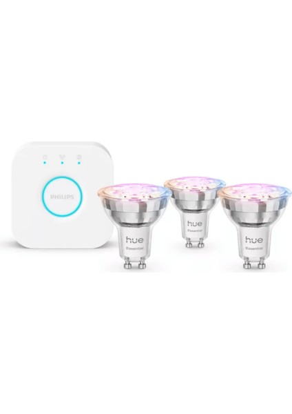 Hue Essential 3'lü GU10 Spot Başlangıç Seti 345 Lumen fiyatları