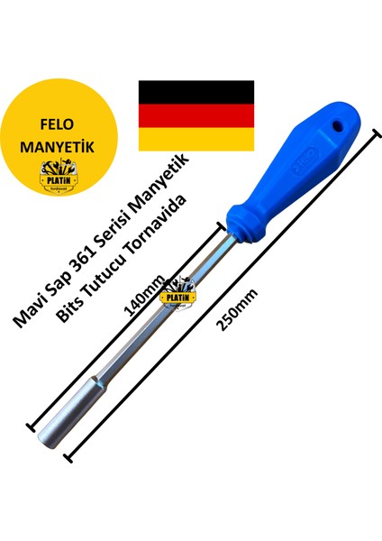 361 Serisi Manyetik Bits Tutucu Tornavida