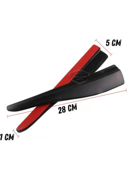 Üniversal Her Araca Uyumlu Esnek Tampon Köşesi Koruma Bandı Tampon Köşe Koruyucu Şerit Yumuşak Bant 2 Parça Siyah 28 cm ONP488 fırsatları
