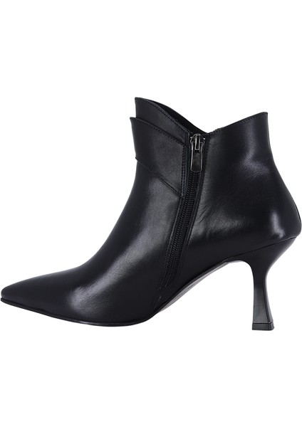 2690 Hakiki Deri Kadın Topuklu Bot Toka Detaylı fırsatları