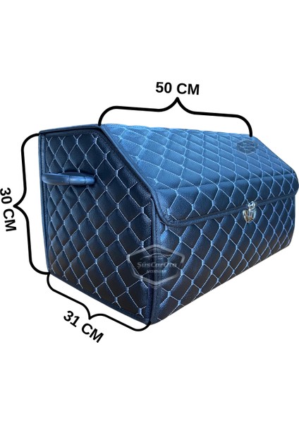 Araç Bagaj Düzenleyici Deri Çanta Organizer Deri Araba Çantası Oto Içi Eşya Aksesuarları Düzenleme Otomobil Aksesuar Malzeme Beyaz Dikişli Kapitone modelleri