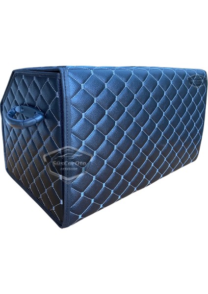 Araç Bagaj Düzenleyici Deri Çanta Organizer Deri Araba Çantası Oto Içi Eşya Aksesuarları Düzenleme Otomobil Aksesuar Malzeme Beyaz Dikişli Kapitone indirimleri