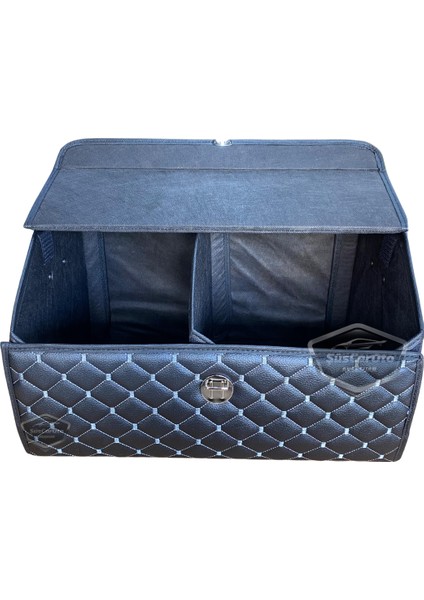 Araç Bagaj Düzenleyici Deri Çanta Organizer Deri Araba Çantası Oto Içi Eşya Aksesuarları Düzenleme Otomobil Aksesuar Malzeme Beyaz Dikişli Kapitone