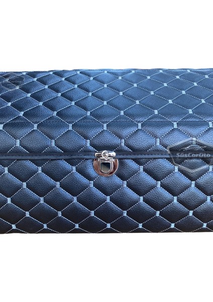 Araç Bagaj Düzenleyici Deri Çanta Organizer Deri Araba Çantası Oto Içi Eşya Aksesuarları Düzenleme Otomobil Aksesuar Malzeme Beyaz Dikişli Kapitone