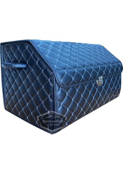 Araç Bagaj Düzenleyici Deri Çanta Organizer Deri Araba Çantası Oto Içi Eşya Aksesuarları Düzenleme Otomobil Aksesuar Malzeme Beyaz Dikişli Kapitone