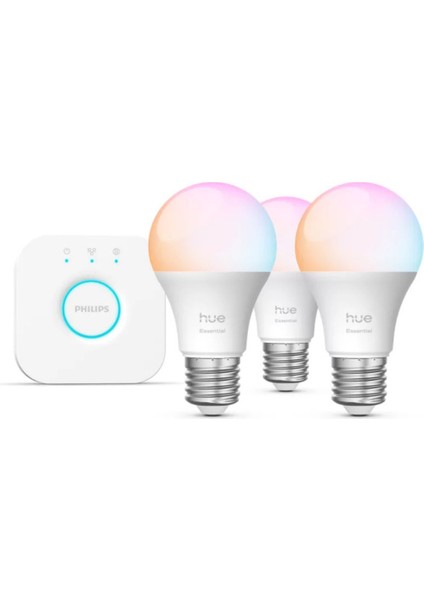 Hue Essential 3'lü E27 Ampul Başlangıç Seti 806 Lumen fiyatları