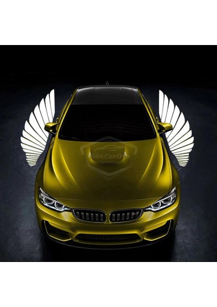 Üniversal Oto Araç Ayna Altı Angel LED Otomobil Gündüz Farı Araba Melek Kanat LED Beyaz 12 Volt