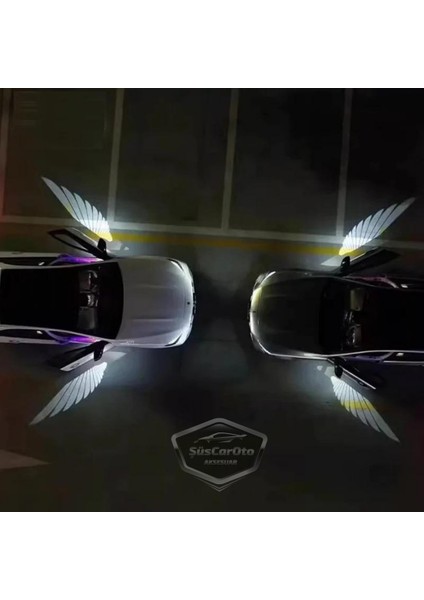 Üniversal Oto Araç Ayna Altı Angel LED Otomobil Gündüz Farı Araba Melek Kanat LED Beyaz 12 Volt modelleri