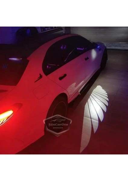 Üniversal Oto Araç Ayna Altı Angel LED Otomobil Gündüz Farı Araba Melek Kanat LED Beyaz 12 Volt indirimleri