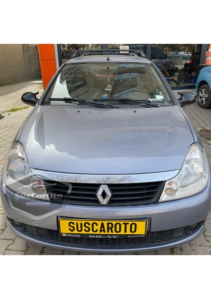 Renault Symbol 2008-2012 Thalia Uyumlu Batman Yarasa Ayna Kapağı Piano Black Abs Plastik