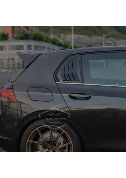 Vw Golf 8 2019 Sonrası Uyumlu Kelebek Cam Izgarası Kelebek Cam Vizörü Havalandırma Sağ Sol Takım Parlak Siyah fiyatları