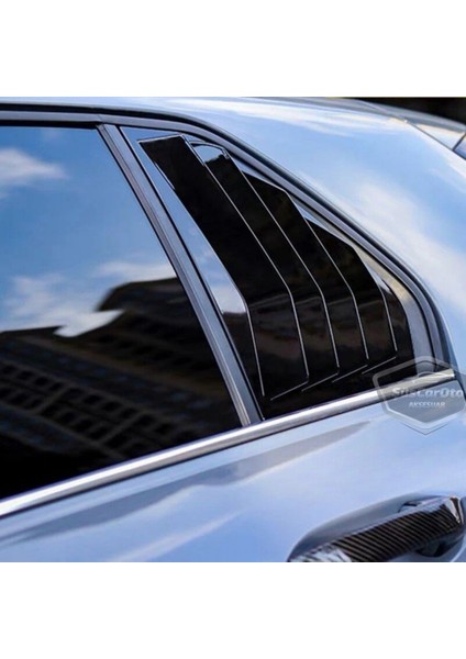 Vw Golf 8 2019 Sonrası Uyumlu Kelebek Cam Izgarası Kelebek Cam Vizörü Havalandırma Sağ Sol Takım Parlak Siyah modelleri