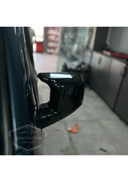 Peugeot Bipper 2008-2022 Uyumlu Batman Yarasa Ayna Kapağı Piano Black Abs Plastik