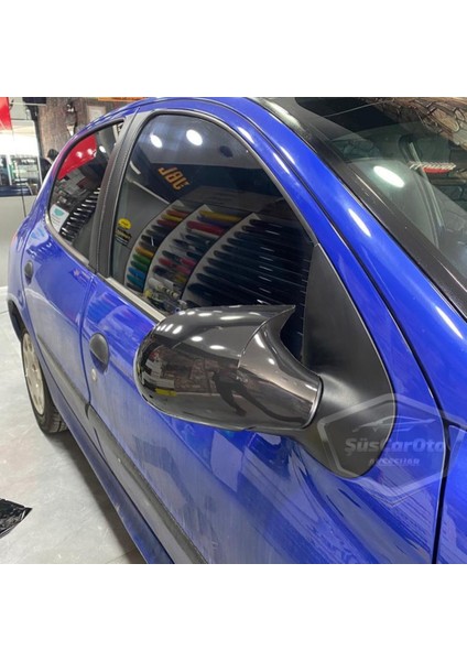 Citroen C2 2004-2008 Uyumlu Batman Yarasa Ayna Kapağı Piano Black Abs Plastik modelleri