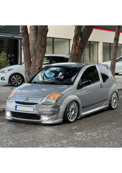 Citroen C2 2004-2008 Uyumlu Batman Yarasa Ayna Kapağı Piano Black Abs Plastik