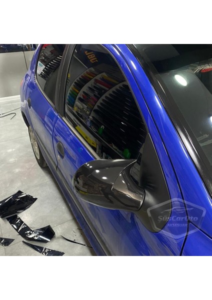 Citroen C2 2004-2008 Uyumlu Batman Yarasa Ayna Kapağı Piano Black Abs Plastik