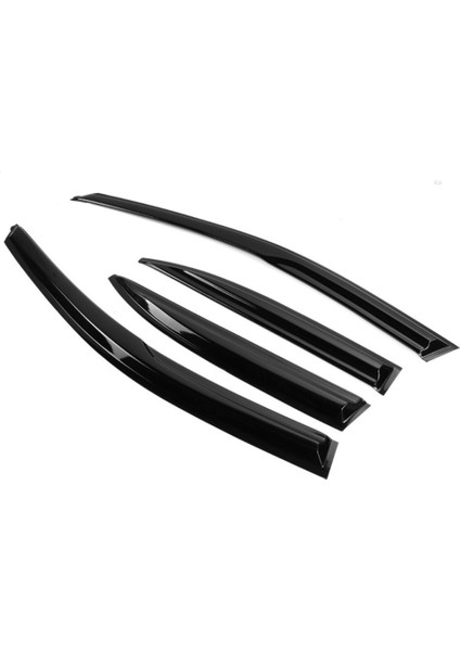 Renault Kangoo 2 2008-2021 Uyumlu Mugen Cam Rüzgarlığı Seti Piano Black 4'lü Ithal