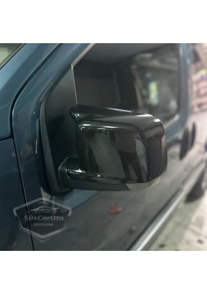 Citroen Nemo 2008-2022 Uyumlu Batman Yarasa Ayna Kapağı Piano Black Abs Plastik