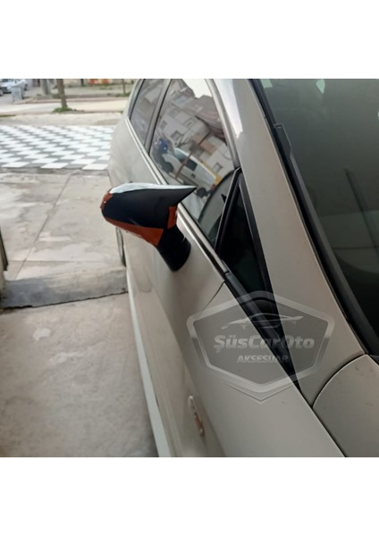 Seat Leon Mk2 2005-2008 Makyajsız Kasa Ile Uyumlu Batman Yarasa Ayna Kapağı Piano Black Abs Plastik fırsatları