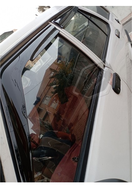 Tofaş Şahin Doğan Kartal 131 Uyumlu Mugen Cam Rüzgarlığı Seti Piano Black 4'lü Ithal modelleri