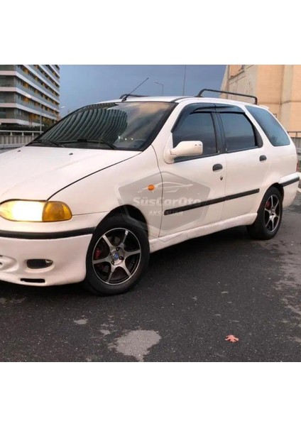 Fiat Albea Palio Siena Hb&sedan Uyumlu Mugen Cam Rüzgarlığı Seti Piano Black 4'lü Ithal fırsatları