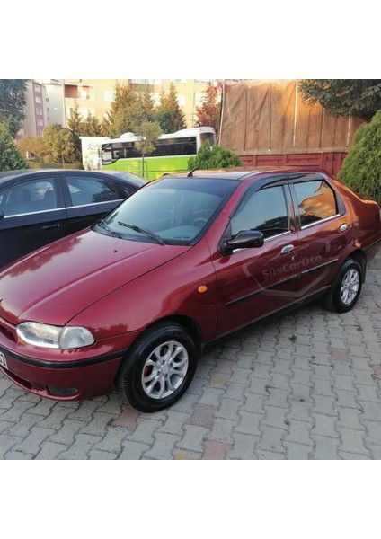 Fiat Albea Palio Siena Hb&sedan Uyumlu Mugen Cam Rüzgarlığı Seti Piano Black 4'lü Ithal