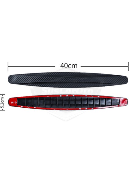 5d Esnek Tampon Koruma Bandı Tampon Koruyucu Şerit Yumuşak Bant 2 Li Paket Beyaz Karbon indirimleri