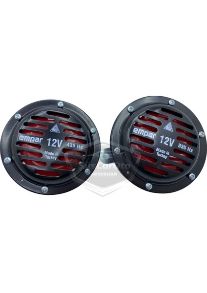 Empar Hella Tip Süper Tone Küçük Kafa Korna Seti 12 Volt 2 Adet Siyah indirimleri