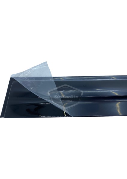Citroen C Elysee 2012-2022 Uyumlu Mugen Cam Rüzgarlığı Seti Piano Black 4'lü Ithal