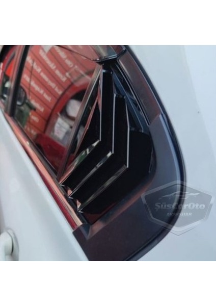 Fiat Egea Sedan 2015 Sonrası Kelebek Cam Izgarası Kelebek Cam Vizörü Havalandırma Sağ Sol Takım Parlak Siyah fiyatları